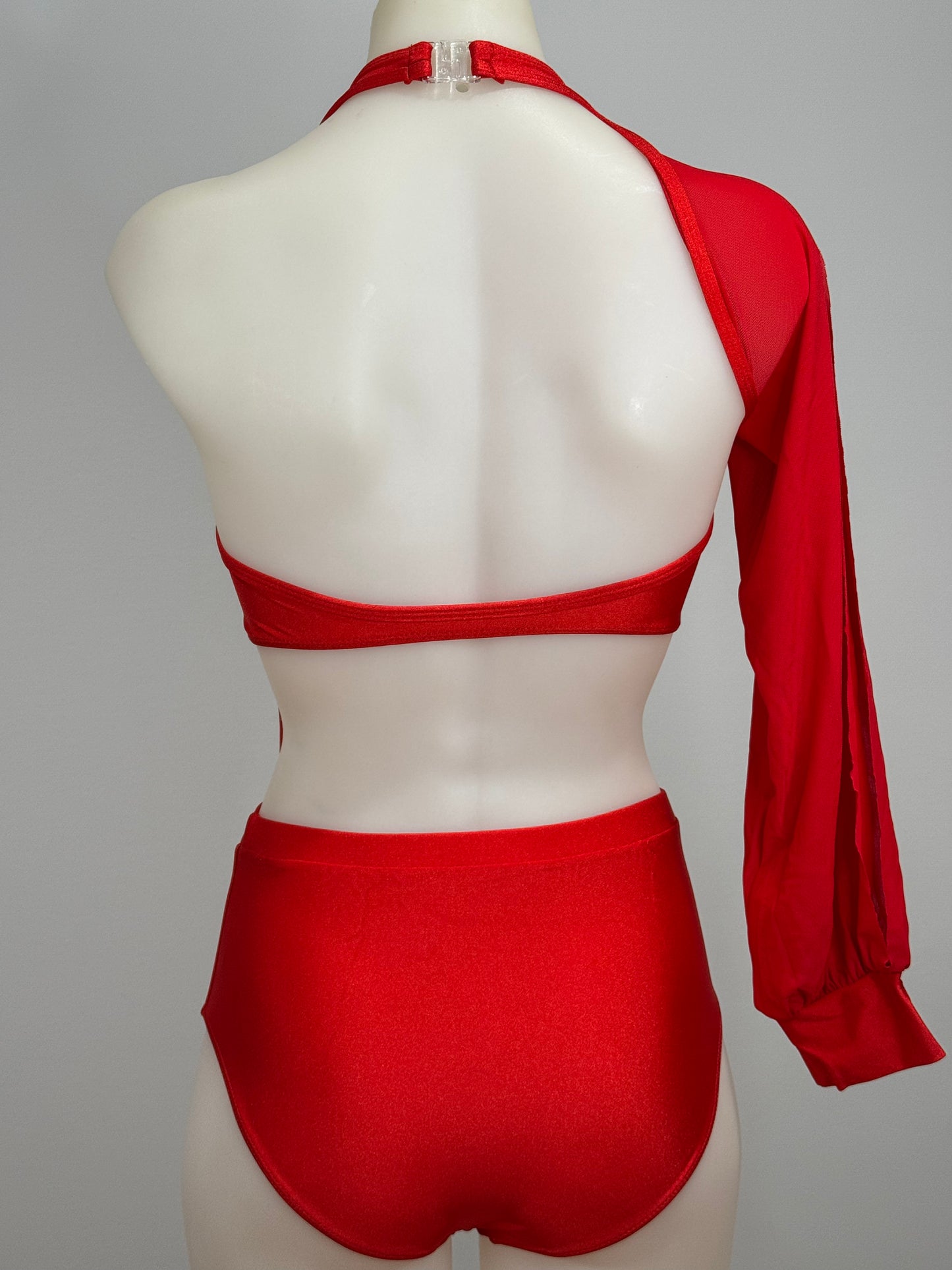 Girls dance costume in Red Ð Alicia by SNS Dancewear