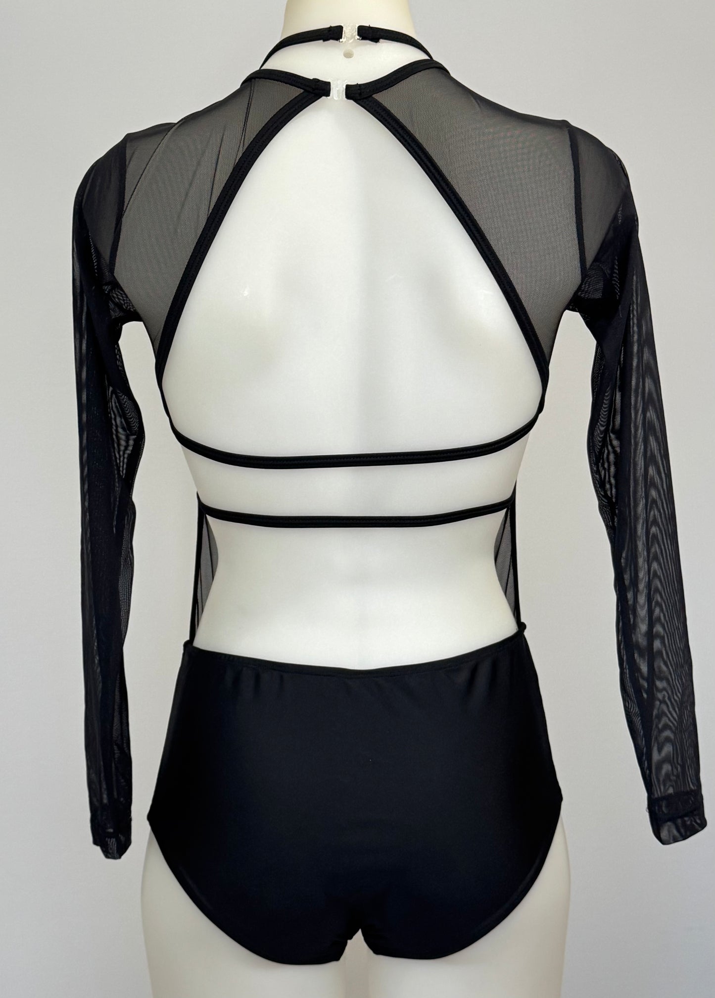 Girls dance costume in Black Ð Crystal by SNS Dancewear