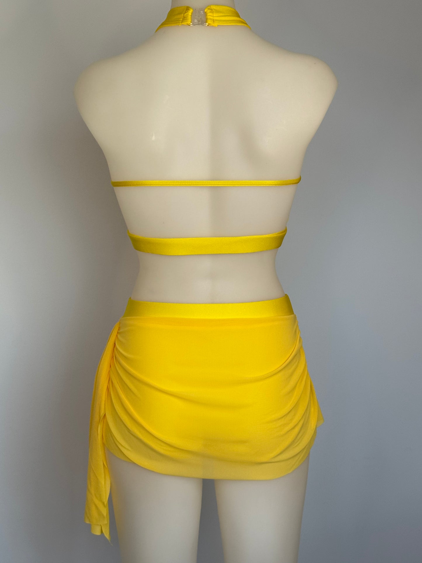 Girls dance costume in Yellow Ð Poppy 2 Piece by SNS Dancewear