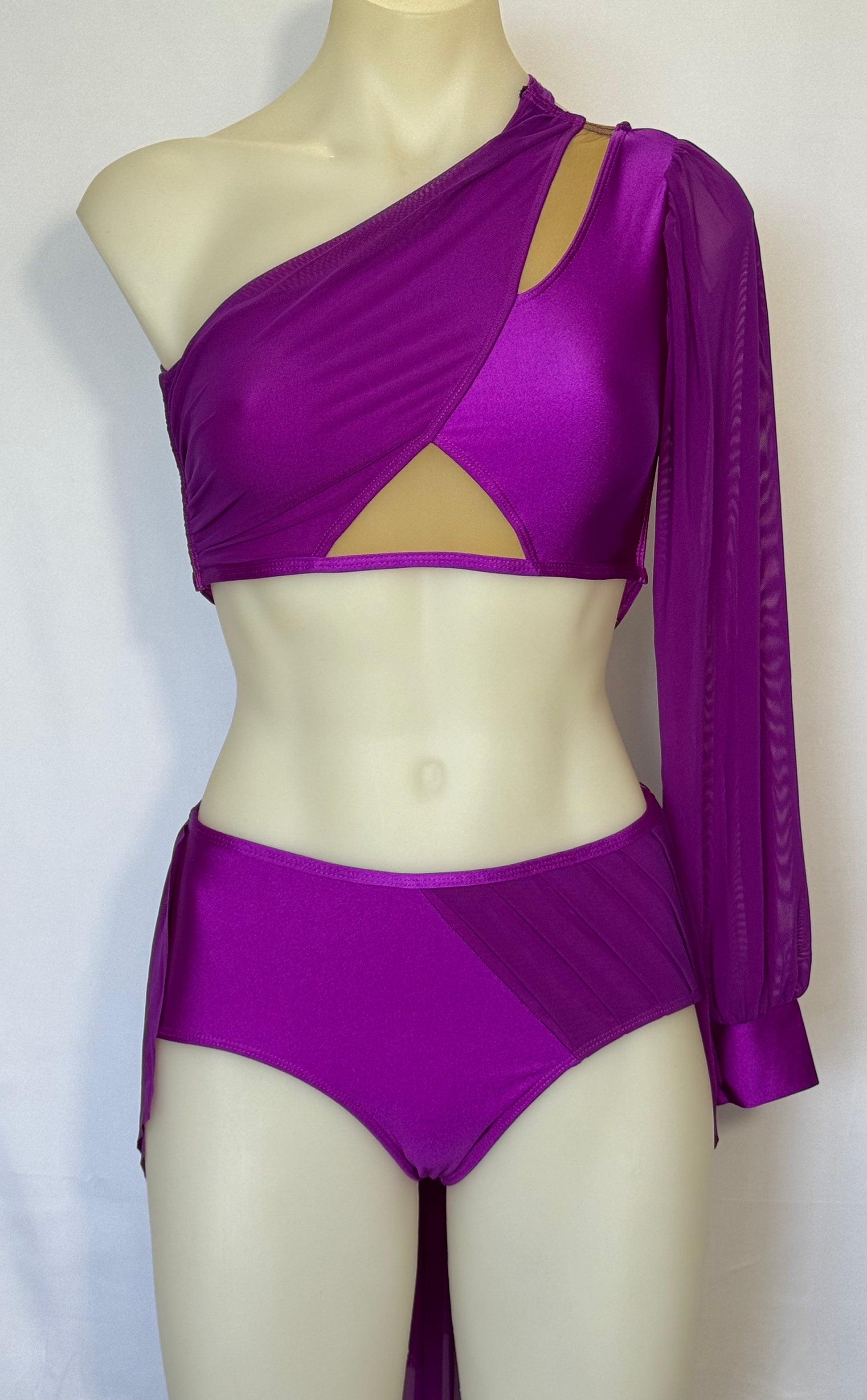 Girls dance costume in Magenta Ð Avery by SNS Dancewear
