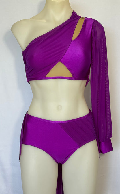 Girls dance costume in Magenta Ð Avery by SNS Dancewear