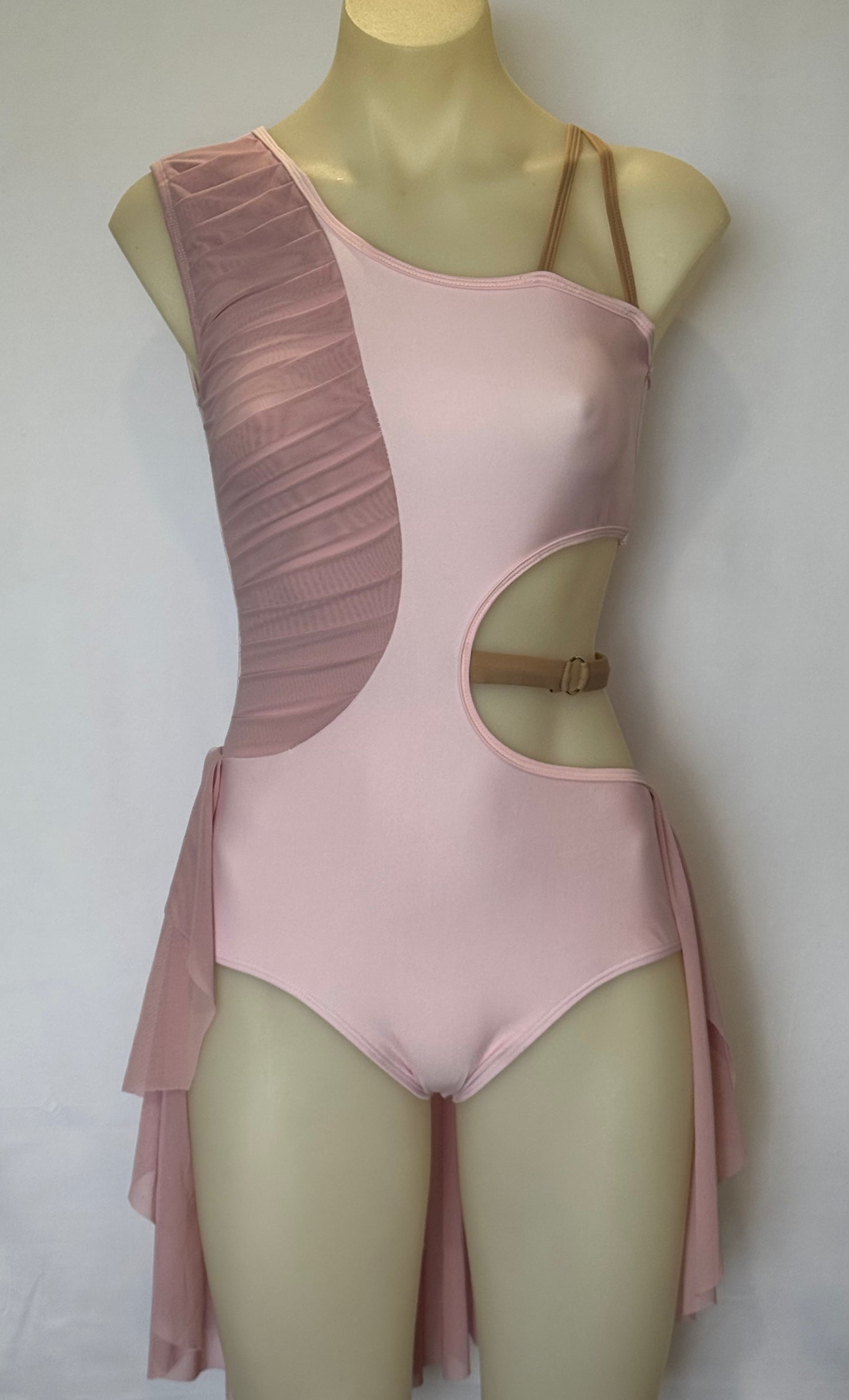 Girls dance costume in Pink Ð Amelia by SNS Dancewear