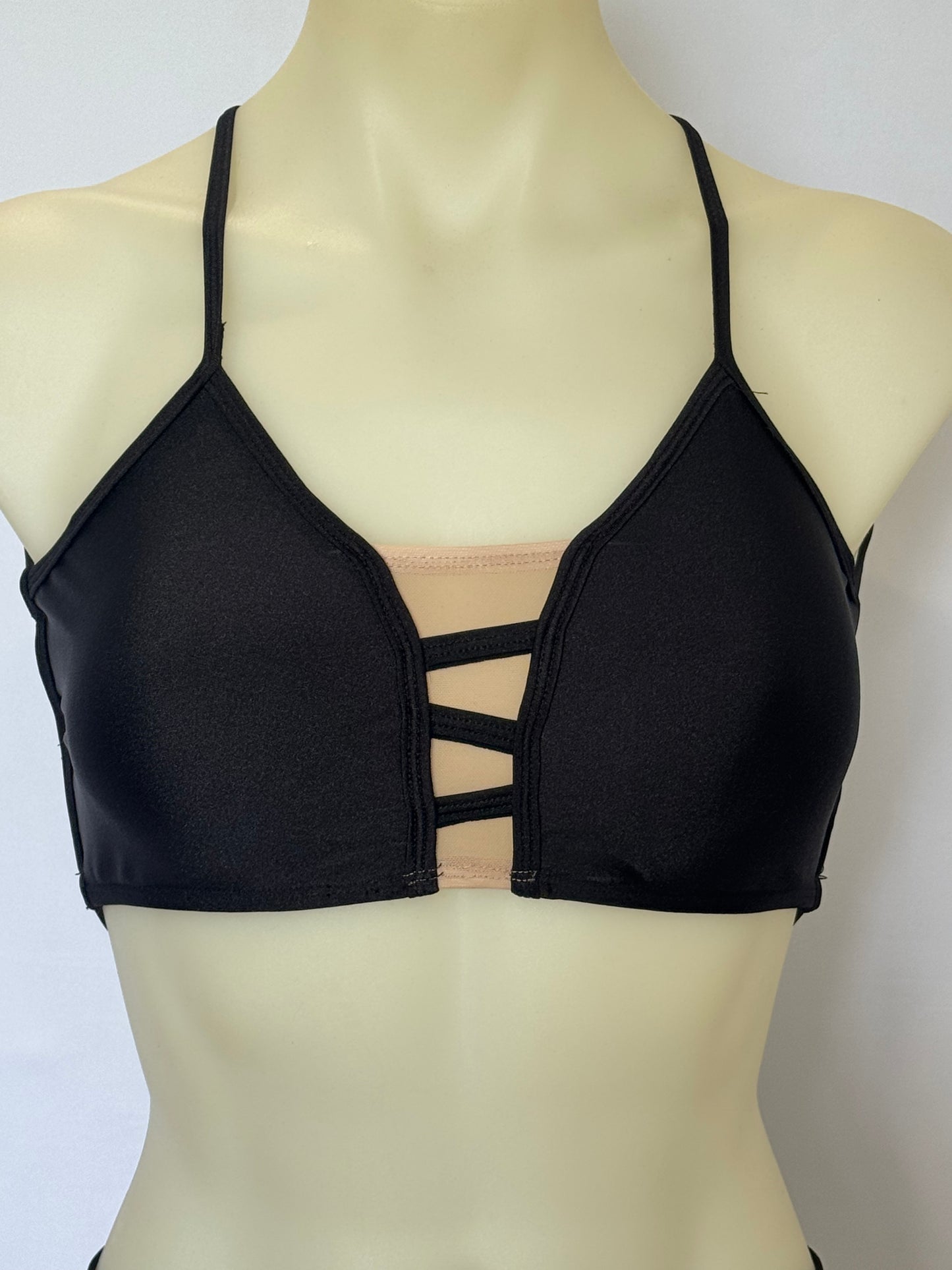 Girls dance costume in Black Ð Dreamy Top by SNS Dancewear
