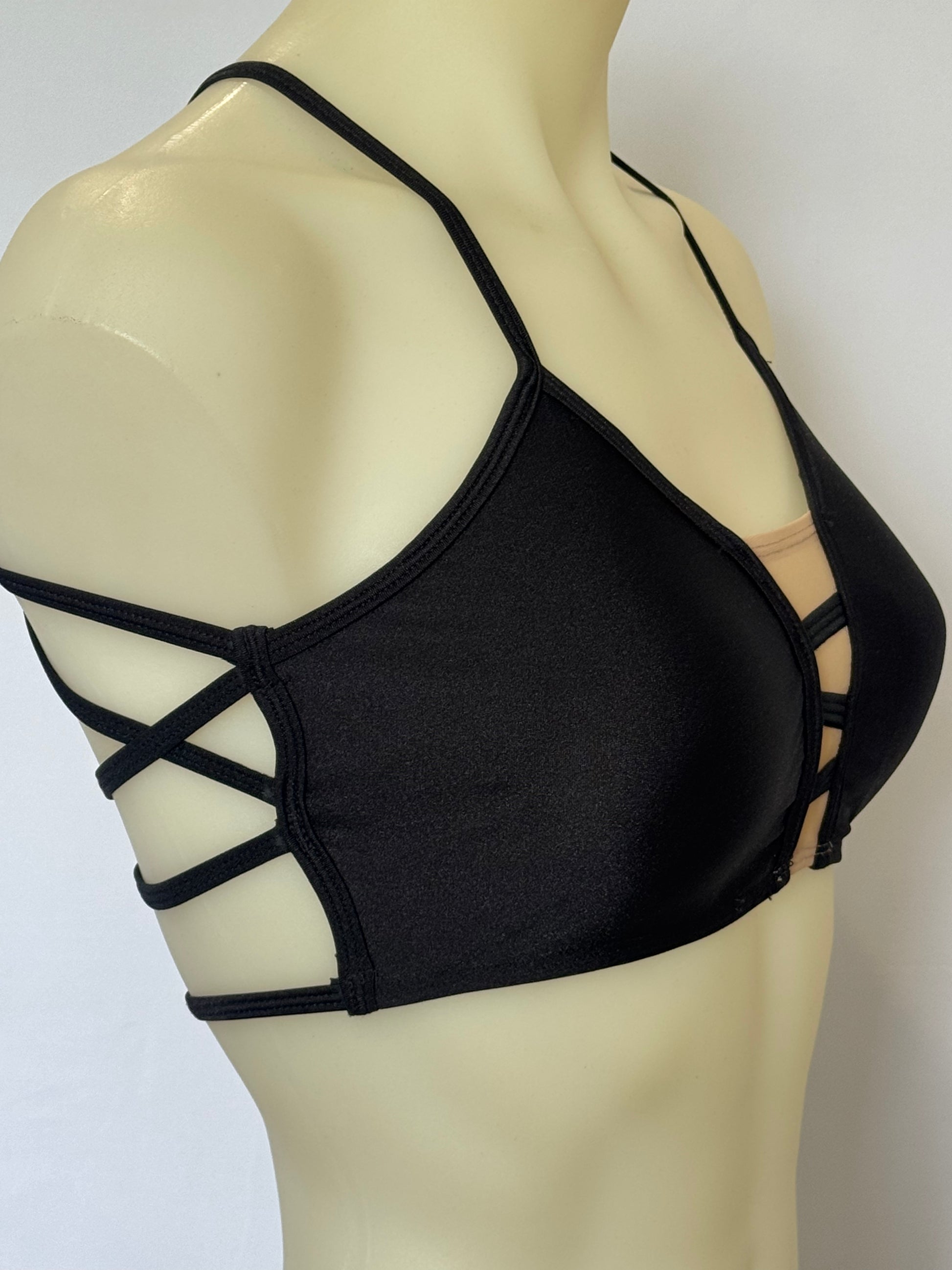 Girls dance costume in Black Ð Dreamy Top by SNS Dancewear