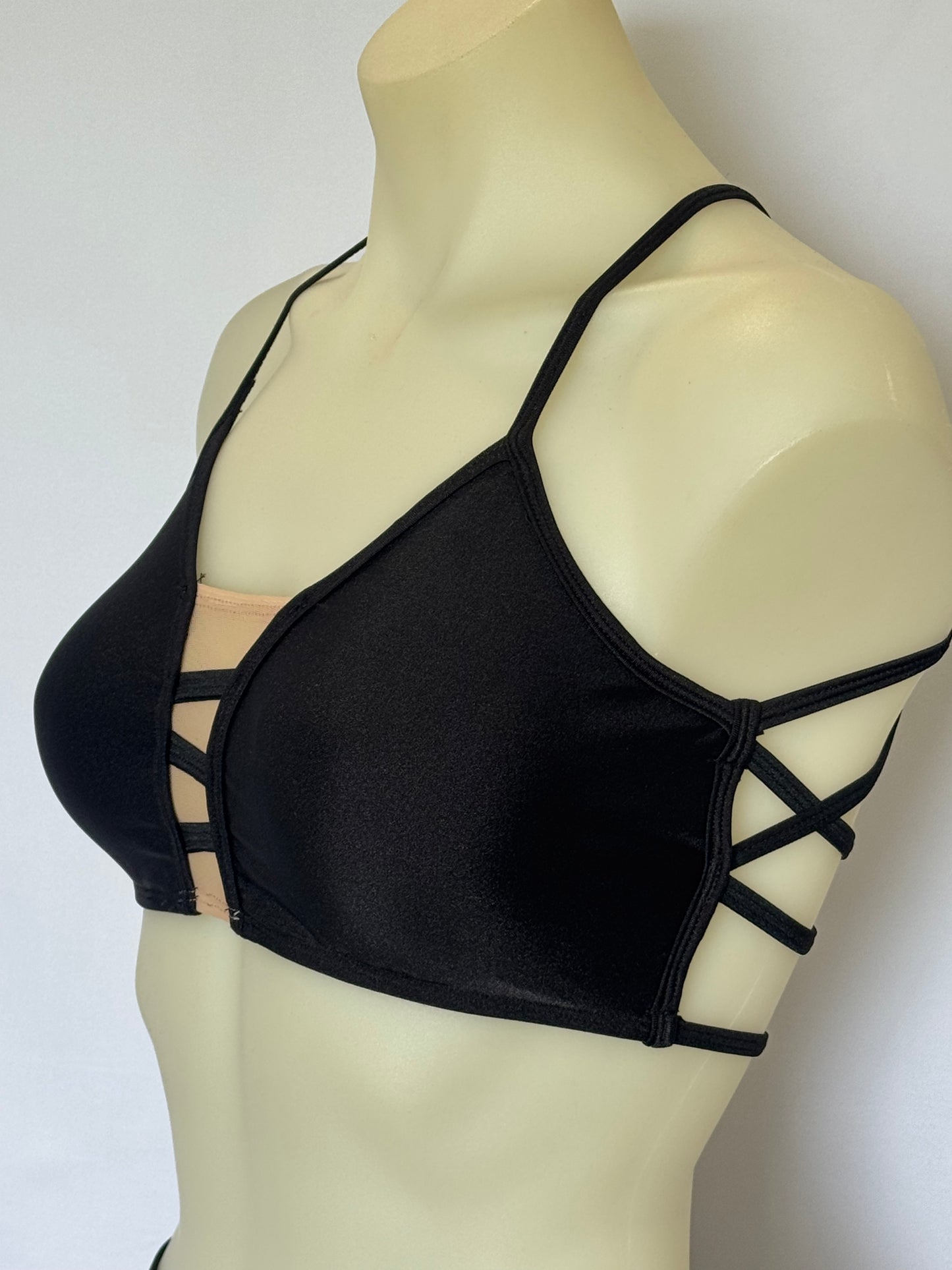 Girls dance costume in Black Ð Dreamy Top by SNS Dancewear