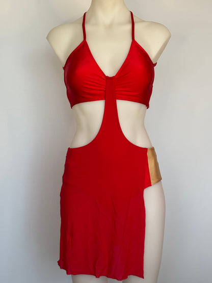 Girls dance costume in Red Ð Emma by SNS Dancewear