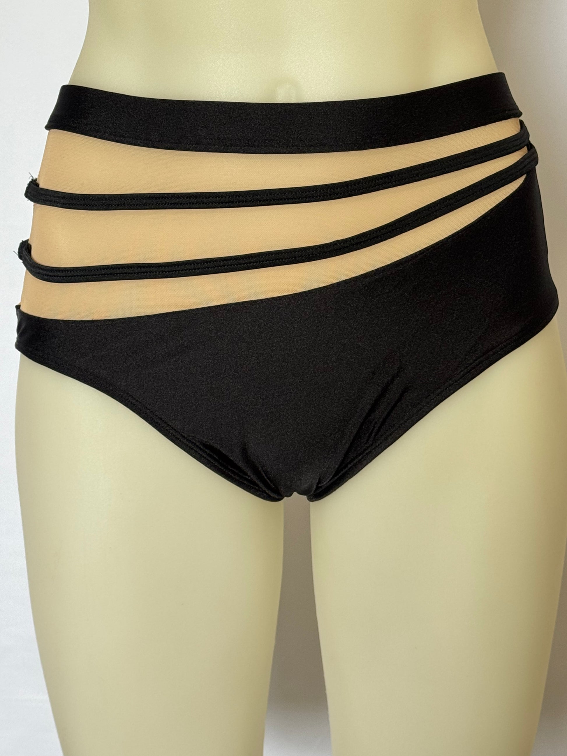 Girls dance costume in Black Ð Fantasy Bottoms by SNS Dancewear
