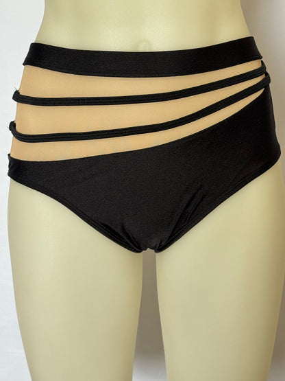 Girls dance costume in Black Ð Fantasy Bottoms by SNS Dancewear