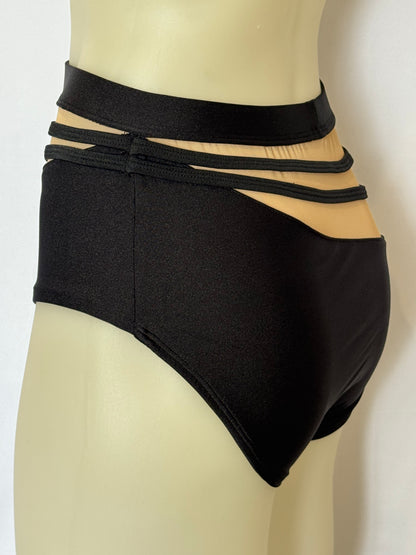 Girls dance costume in Black Ð Fantasy Bottoms by SNS Dancewear