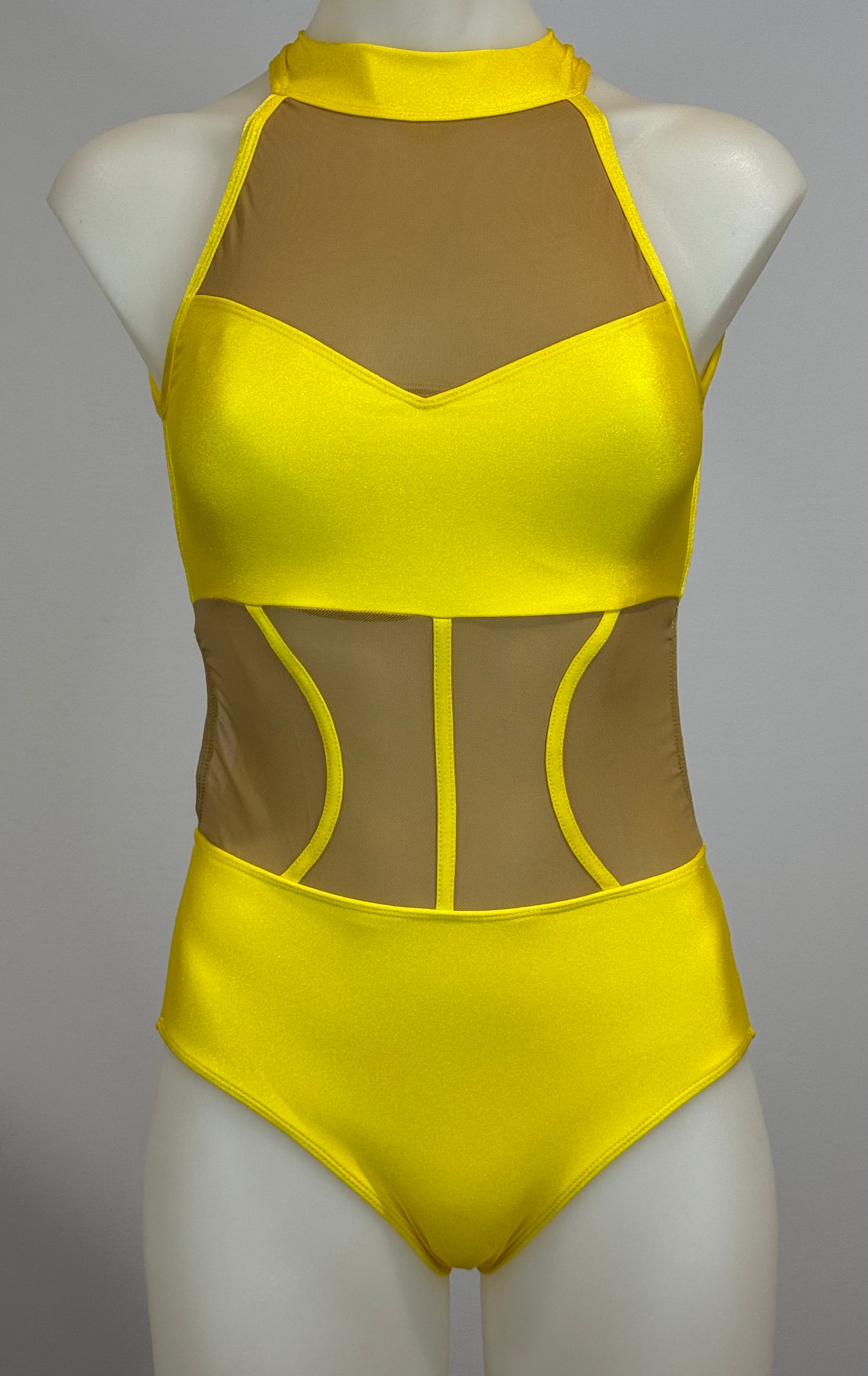 Girls dance costume in Yellow Ð Maddi by SNS Dancewear
