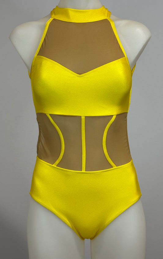 Girls dance costume in Yellow Ð Maddi by SNS Dancewear