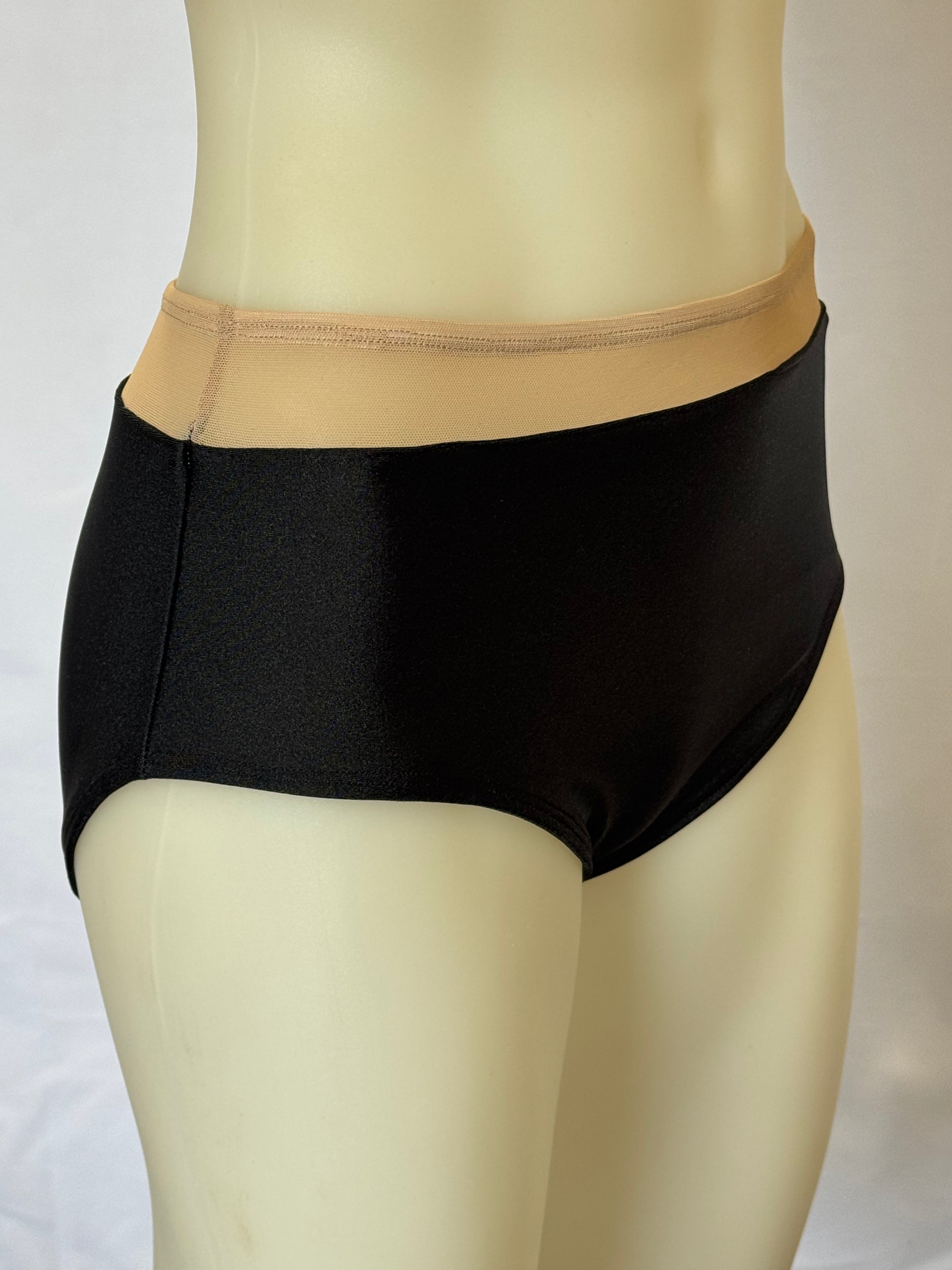 Girls dance costume in Black Ð Mythical Bottoms by SNS Dancewear