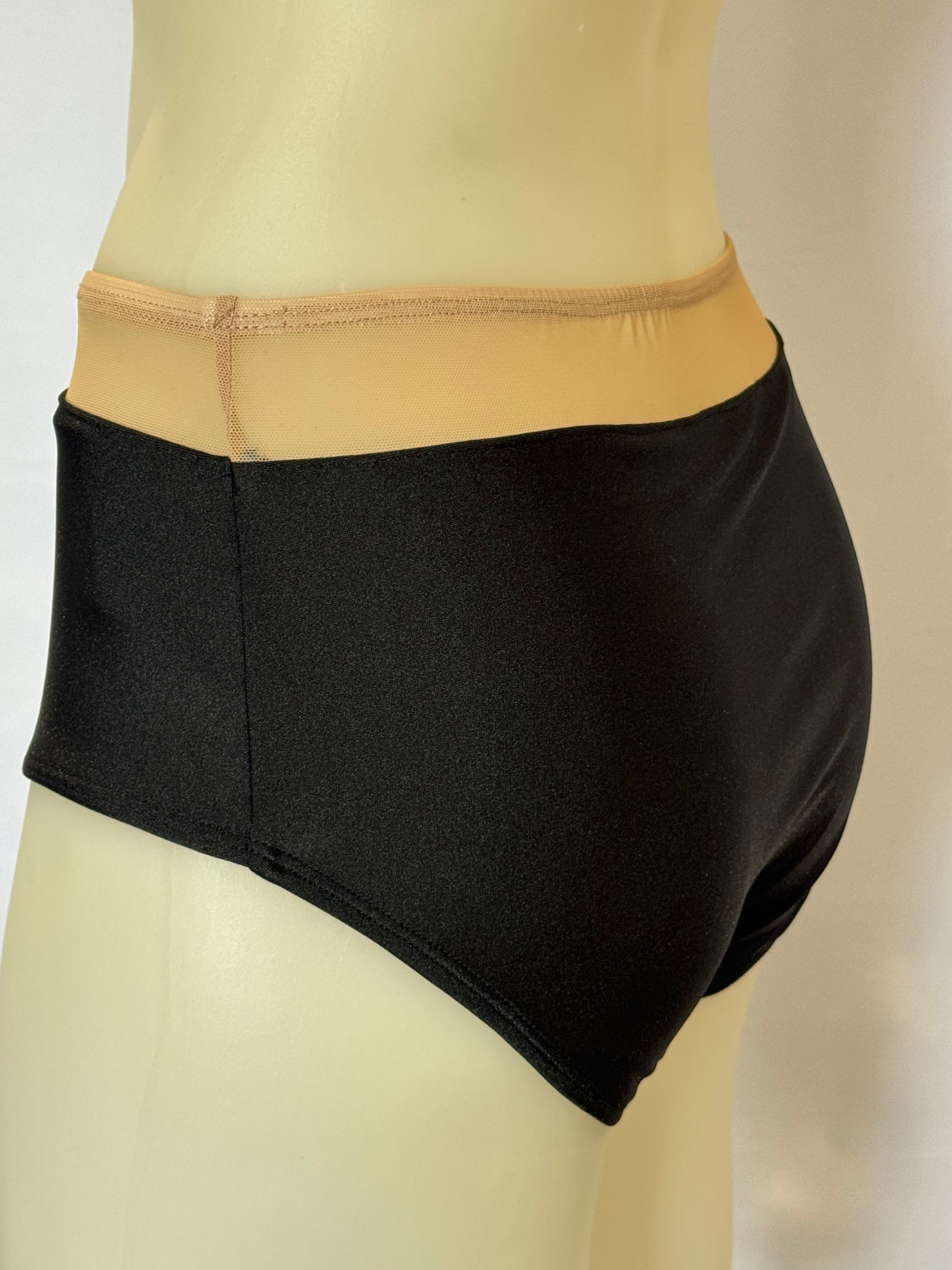 Girls dance costume in Black Ð Mythical Bottoms by SNS Dancewear