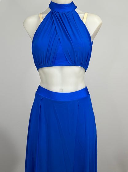 Girls dance costume in Blue Ð Skye by SNS Dancewear