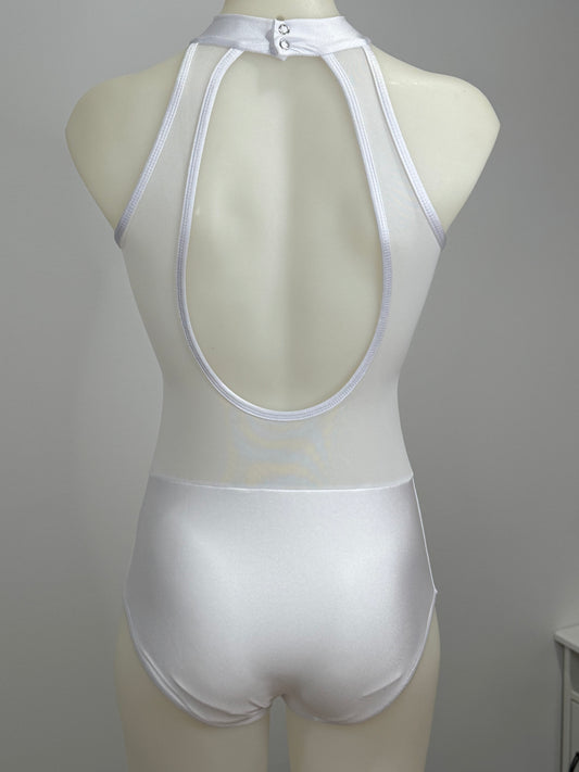 Girls dance costume in White Ð Zoe by SNS Dancewear