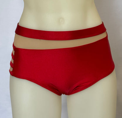 Girls dance costume in Red Ð Captivate Bottoms by SNS Dancewear