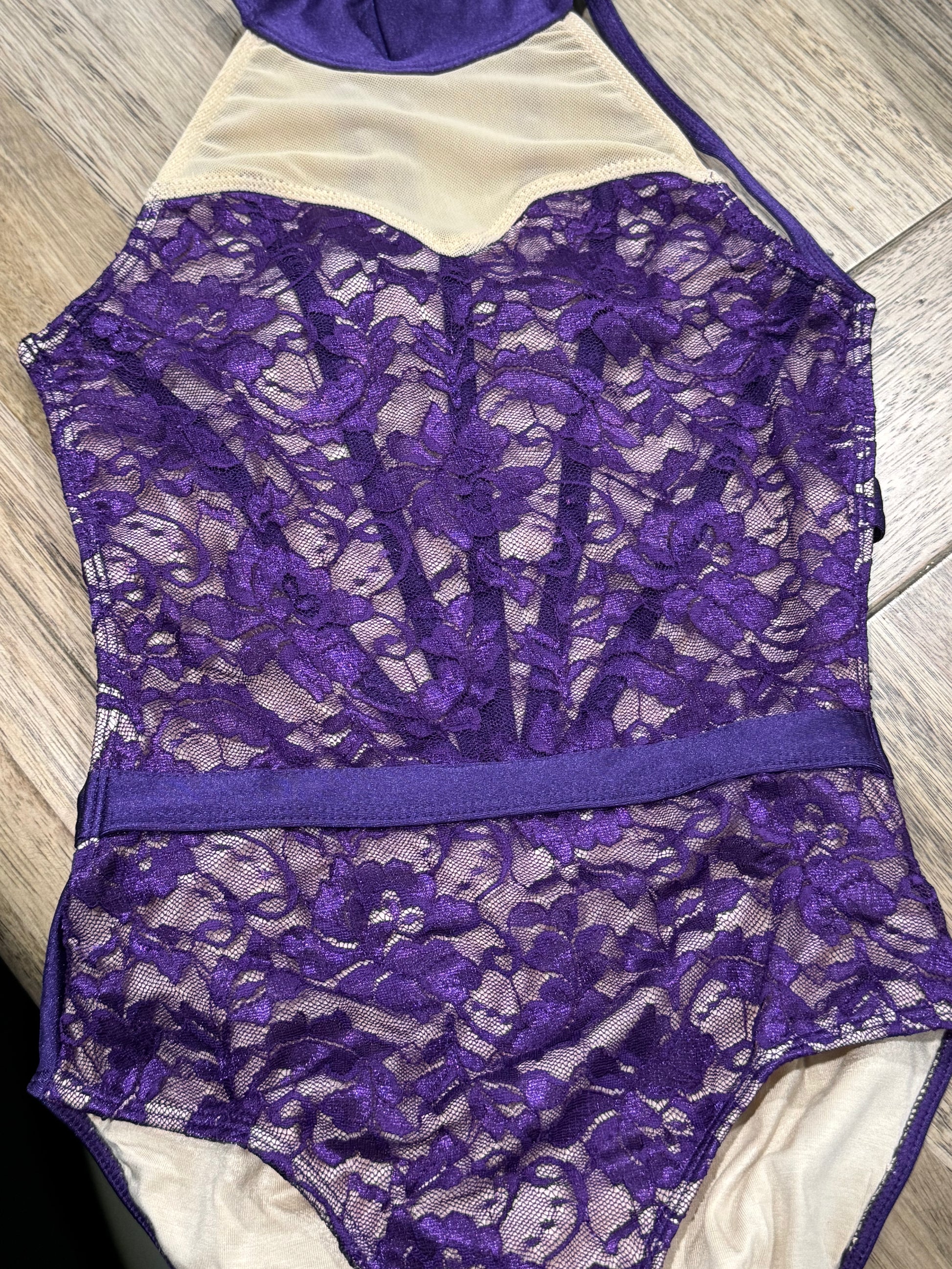 Girls dance costume in Purple Ð Carmen by SNS Dancewear