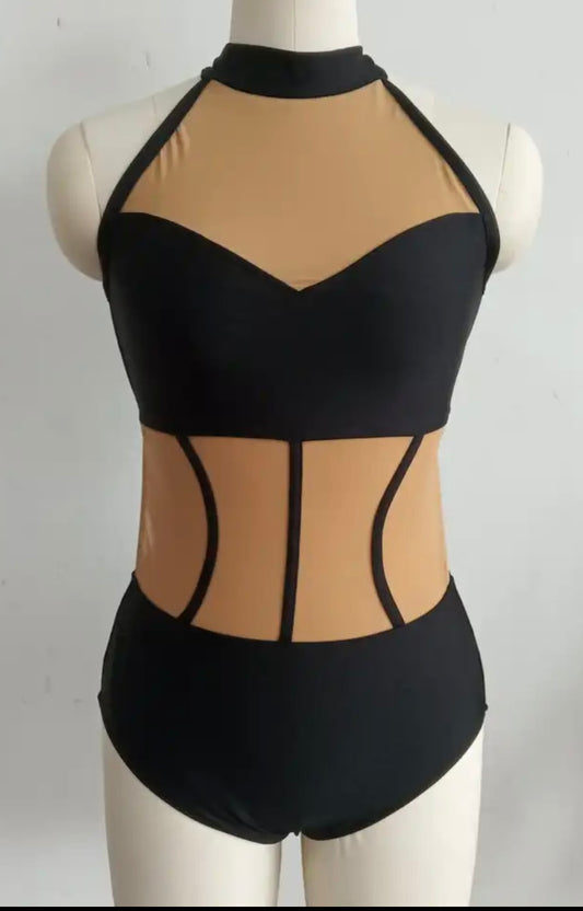 Girls dance costume in Black Ð Maddi by SNS Dancewear